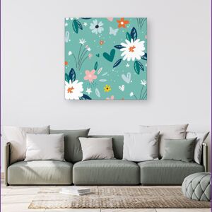 WRT Ltd Garden Summer Flowers Canvas - Small 10" x 10" WRT Ltd Garden Summer Flowers Canvas - Small 10" x 10"