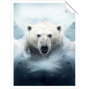 WRT Ltd Polar Bear Splashart Art Prints - 8" x 10" - No frame WRT Ltd Polar Bear Splashart Art Prints - 8" x 10" - No frame