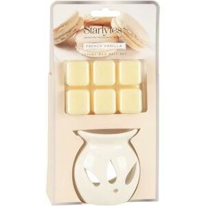 XS-Stock.com Ltd Starlytes Luxury Wax Melt Set White Ceramic Candle Holder 8cm - French Vanilla XS-Stock.com Ltd Starlytes Luxury Wax Melt Set White Ceramic Candle Holder 8cm - French Vanilla