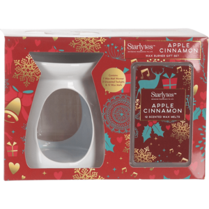 XS-Stock.com Ltd Starlytes Wax Burner Christmas Gift Set 2 Tea Lights 12 Melts - Apple Cinnamon XS-Stock.com Ltd Starlytes Wax Burner Christmas Gift Set 2 Tea Lights 12 Melts - Apple Cinnamon