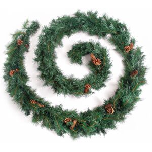 Best Artificial Ltd Best Artificial 6ft-9ft-12ft Colorado Pine Christmas Garland with Pine Cones - Optional Lights - 12ft / 360cm - No Best Artificial Ltd Best Artificial 6ft-9ft-12ft Colorado Pine Christmas Garland with Pine Cones - Optional Lights - 12ft / 360cm - No