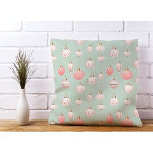 WRT Ltd Christmas Decorations Pink And Green Cushions - 60cm x 60cm WRT Ltd Christmas Decorations Pink And Green Cushions - 60cm x 60cm
