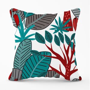 WRT Ltd Jungle Exotic Summer Tropical Leaves Cushions - 45cm x 45cm WRT Ltd Jungle Exotic Summer Tropical Leaves Cushions - 45cm x 45cm