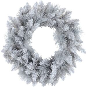 XS-Stock.com Ltd 50cm Sparkling Silver Glitter Wreath Christmas Decoration XS-Stock.com Ltd 50cm Sparkling Silver Glitter Wreath Christmas Decoration