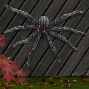 XS-Stock.com Ltd 5ft LED Giant Spider Outdoor Halloween Prop Purple Red Lights XS-Stock.com Ltd 5ft LED Giant Spider Outdoor Halloween Prop Purple Red Lights