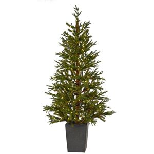 XS-Stock.com Ltd 5ft Pre-Lit Green Potted Christmas Tree Warm White LED Lights XS-Stock.com Ltd 5ft Pre-Lit Green Potted Christmas Tree Warm White LED Lights