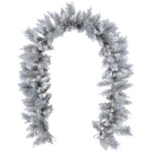 XS-Stock.com Ltd 6ft Sparkling Silver Glitter Garland Christmas Decoration XS-Stock.com Ltd 6ft Sparkling Silver Glitter Garland Christmas Decoration