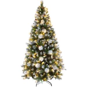 XS-Stock.com Ltd Luxury Pre-Lit Decorated Christmas Tree Frosted Tips 6ft/7ft - 7FT XS-Stock.com Ltd Luxury Pre-Lit Decorated Christmas Tree Frosted Tips 6ft/7ft - 7FT