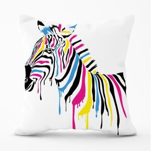 WRT Ltd Multi Coloured Zebra Cushions - 45cm x 45cm WRT Ltd Multi Coloured Zebra Cushions - 45cm x 45cm