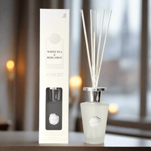 XS-Stock.com Ltd Sences Extra Large Boutique Reed Diffuser Home Fragrance 1000ml - White Tea & Bergamot XS-Stock.com Ltd Sences Extra Large Boutique Reed Diffuser Home Fragrance 1000ml - White Tea & Bergamot
