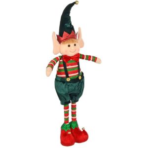 XS-Stock.com Ltd Large Christmas Elf Figure Standing Decoration Red Green 67cm - Boy XS-Stock.com Ltd Large Christmas Elf Figure Standing Decoration Red Green 67cm - Boy