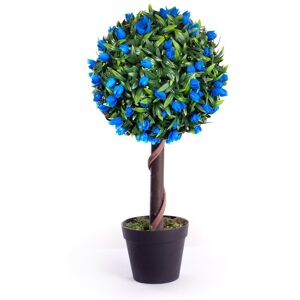 Best Artificial Ltd Best Artificial 2ft - 60cm Tulip Ball Tree - Blue Best Artificial Ltd Best Artificial 2ft - 60cm Tulip Ball Tree - Blue