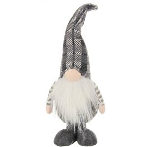 XS-Stock.com Ltd Christmas Gonk Figure Grey White Fabric Standing Decoration 41cm - Man XS-Stock.com Ltd Christmas Gonk Figure Grey White Fabric Standing Decoration 41cm - Man