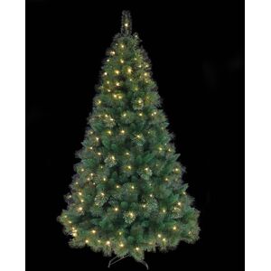 XS-Stock.com Ltd Pre-Lit Christmas Tree Warm White LEDs Green Mixed Pine 6ft/7ft - 6FT XS-Stock.com Ltd Pre-Lit Christmas Tree Warm White LEDs Green Mixed Pine 6ft/7ft - 6FT