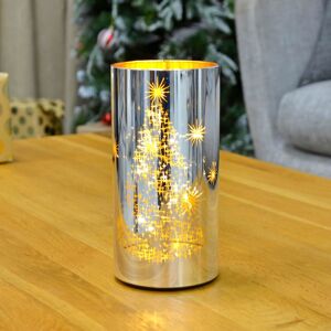 XS-Stock.com Ltd Christmas Cylinder Light Black Gold Decoration Glass 20cm - Christmas Tree XS-Stock.com Ltd Christmas Cylinder Light Black Gold Decoration Glass 20cm - Christmas Tree