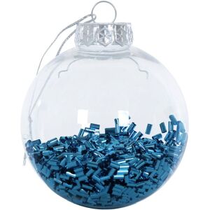 XS-Stock.com Ltd 9pk Metallic Foil Filled Shaker Christmas Tree Baubles 8cm - Deep Blue XS-Stock.com Ltd 9pk Metallic Foil Filled Shaker Christmas Tree Baubles 8cm - Deep Blue