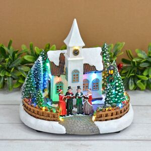 XS-Stock.com Ltd Christmas Church Choir Snow Scene Light Up Decoration 25cm XS-Stock.com Ltd Christmas Church Choir Snow Scene Light Up Decoration 25cm