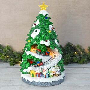 XS-Stock.com Ltd Christmas Tree Light Up Moving Trains Musical Snow Scene 39cm XS-Stock.com Ltd Christmas Tree Light Up Moving Trains Musical Snow Scene 39cm
