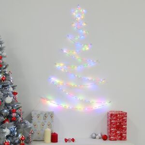 XS-Stock.com Ltd Christmas Tree Shape Wall Decoration LED Lights Folding 1.2m - Multi XS-Stock.com Ltd Christmas Tree Shape Wall Decoration LED Lights Folding 1.2m - Multi