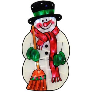 XS-Stock.com Ltd Window Silhouette 20 White LED Battery Operated 46cm - Snowman XS-Stock.com Ltd Window Silhouette 20 White LED Battery Operated 46cm - Snowman