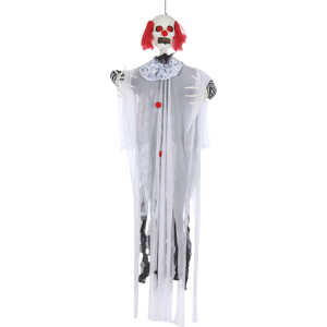 XS-Stock.com Ltd 6ft Hanging Scary Clown Light Up Eyes Sounds Halloween Prop XS-Stock.com Ltd 6ft Hanging Scary Clown Light Up Eyes Sounds Halloween Prop