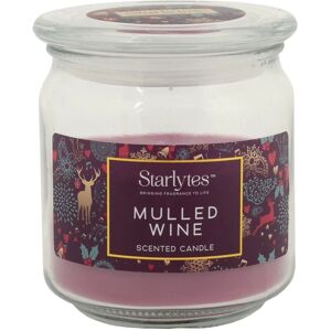 XS-Stock.com Ltd Starlytes Christmas Scented Candle Glass Jar With Lid 227g - Mulled Wine XS-Stock.com Ltd Starlytes Christmas Scented Candle Glass Jar With Lid 227g - Mulled Wine