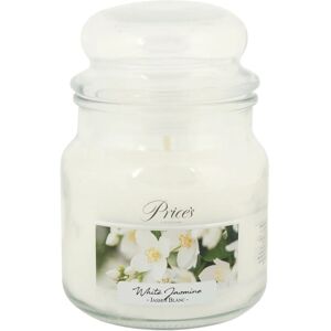 XS-Stock.com Ltd Price's Medium Scented Candle Glass Jar With Lid 60 Hours 340g - White Jasmine XS-Stock.com Ltd Price's Medium Scented Candle Glass Jar With Lid 60 Hours 340g - White Jasmine