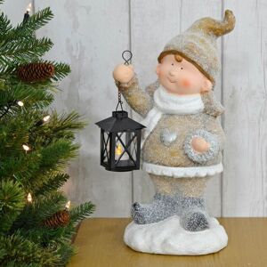 XS-Stock.com Ltd Girl Boy With Tealight Lantern Christmas Ornament 41cm - Girl XS-Stock.com Ltd Girl Boy With Tealight Lantern Christmas Ornament 41cm - Girl