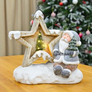 XS-Stock.com Ltd Large Light Up Star Christmas Decoration LED Ceramic Santa Snowman - Santa XS-Stock.com Ltd Large Light Up Star Christmas Decoration LED Ceramic Santa Snowman - Santa