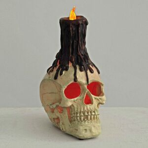 XS-Stock.com Ltd LED Skull Halloween Party Decoration Black Candle Resin 26cm XS-Stock.com Ltd LED Skull Halloween Party Decoration Black Candle Resin 26cm