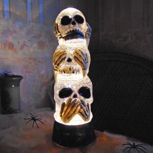 XS-Stock.com Ltd Light Up Glitter Water Halloween Decoration - Skull Stack XS-Stock.com Ltd Light Up Glitter Water Halloween Decoration - Skull Stack