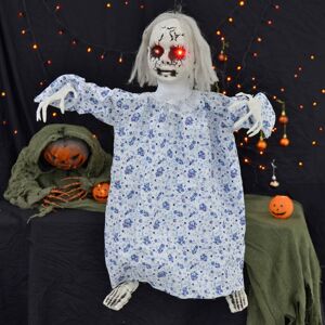 XS-Stock.com Ltd Light Up Scary Doll Red Eyes Sounds Halloween Decoration 60cm XS-Stock.com Ltd Light Up Scary Doll Red Eyes Sounds Halloween Decoration 60cm