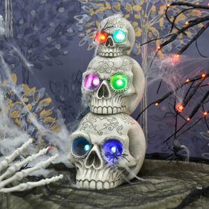 XS-Stock.com Ltd Light Up Skull Stack Colour Change LED Halloween Decoration 30cm XS-Stock.com Ltd Light Up Skull Stack Colour Change LED Halloween Decoration 30cm