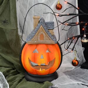 XS-Stock.com Ltd Pumpkin House Lantern Candle Holder Halloween Decoration 38cm XS-Stock.com Ltd Pumpkin House Lantern Candle Holder Halloween Decoration 38cm