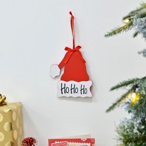 XS-Stock.com Ltd Santa Hat Wooden Christmas Wall Plaque Decoration Ho Ho Ho XS-Stock.com Ltd Santa Hat Wooden Christmas Wall Plaque Decoration Ho Ho Ho