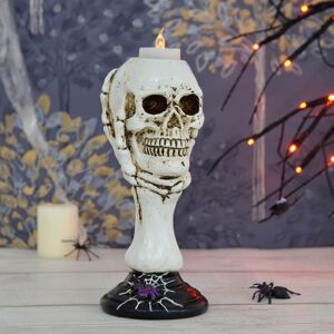 XS-Stock.com Ltd Skull Candle Holder Skeleton Hand Halloween Decoration 22cm XS-Stock.com Ltd Skull Candle Holder Skeleton Hand Halloween Decoration 22cm
