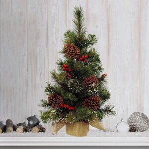 R E Dawson Ltd. Small Pine Cone & Berries Christmas Tree with Hessian Base, Tabletop Artificial Pine Christmas Tree 45cm/1.5ft or 60cm/2ft - 1.5ft / 45cm R E Dawson Ltd. Small Pine Cone & Berries Christmas Tree with Hessian Base, Tabletop Artificial Pine Christmas Tree 45cm/1.5ft or 60cm/2ft - 1.5ft / 45cm