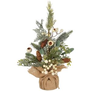 XS-Stock.com Ltd Snowberry Light Up Mini Christmas Tree Pine Cones 50cm XS-Stock.com Ltd Snowberry Light Up Mini Christmas Tree Pine Cones 50cm