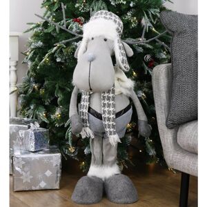 XS-Stock.com Ltd Standing Grey Reindeer Novelty Christmas Xmas Decoration 89cm XS-Stock.com Ltd Standing Grey Reindeer Novelty Christmas Xmas Decoration 89cm