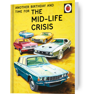 Danilo Promotions Ltd Ladybird Books 'Mid-Life Crisis' Birthday Card