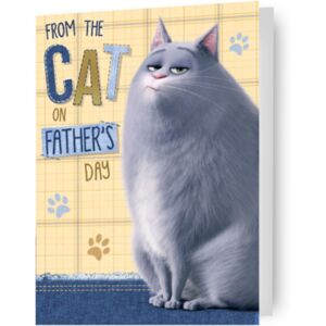 Danilo Promotions Ltd The Secret Life of Pets Father's Day Card 'From The Cat'