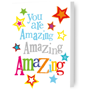 Danilo Promotions Ltd Brightside 'You Are Amazing Amazing Amazing' Congratulations Card Danilo Promotions Ltd Brightside 'You Are Amazing Amazing Amazing' Congratulations Card