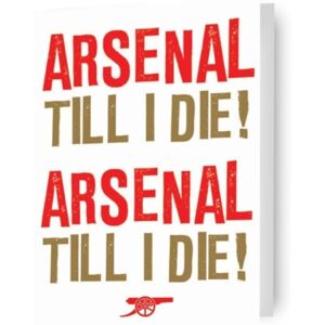 Danilo Promotions Ltd Arsenal FC 'Arsenal Till I Die' Birthday Card Danilo Promotions Ltd Arsenal FC 'Arsenal Till I Die' Birthday Card