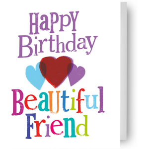 Danilo Promotions Ltd Brightside 'Happy Birthday Beautiful Friend' Birthday Card Danilo Promotions Ltd Brightside 'Happy Birthday Beautiful Friend' Birthday Card