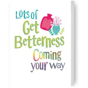 Danilo Promotions Ltd Brightside 'Lots of Get Betterness Coming Your Way' Get Well Soon Card Danilo Promotions Ltd Brightside 'Lots of Get Betterness Coming Your Way' Get Well Soon Card