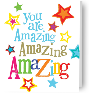 Danilo Promotions Ltd Brightside 'You Are Amazing Amazing Amazing' Congratulations Card Danilo Promotions Ltd Brightside 'You Are Amazing Amazing Amazing' Congratulations Card