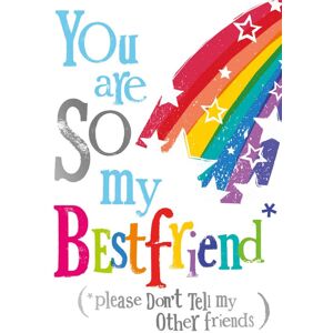 Danilo Promotions Ltd Brightside 'You Are So My Best Friend' Card Danilo Promotions Ltd Brightside 'You Are So My Best Friend' Card