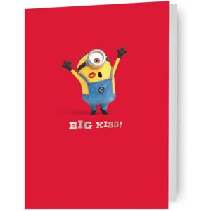 Danilo Promotions Ltd Despicable Me Minions 'Big Kiss!' Valentine's Day Card Danilo Promotions Ltd Despicable Me Minions 'Big Kiss!' Valentine's Day Card