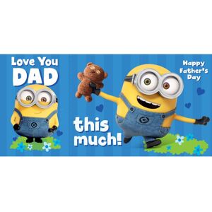 Danilo Promotions Ltd Despicable Me Minions 'Love You Dad' Fold Out Father's Day Card Danilo Promotions Ltd Despicable Me Minions 'Love You Dad' Fold Out Father's Day Card