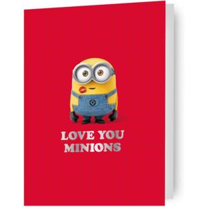 Danilo Promotions Ltd Despicable Me Minions 'Love You Minions' Valentine's Day Card Danilo Promotions Ltd Despicable Me Minions 'Love You Minions' Valentine's Day Card